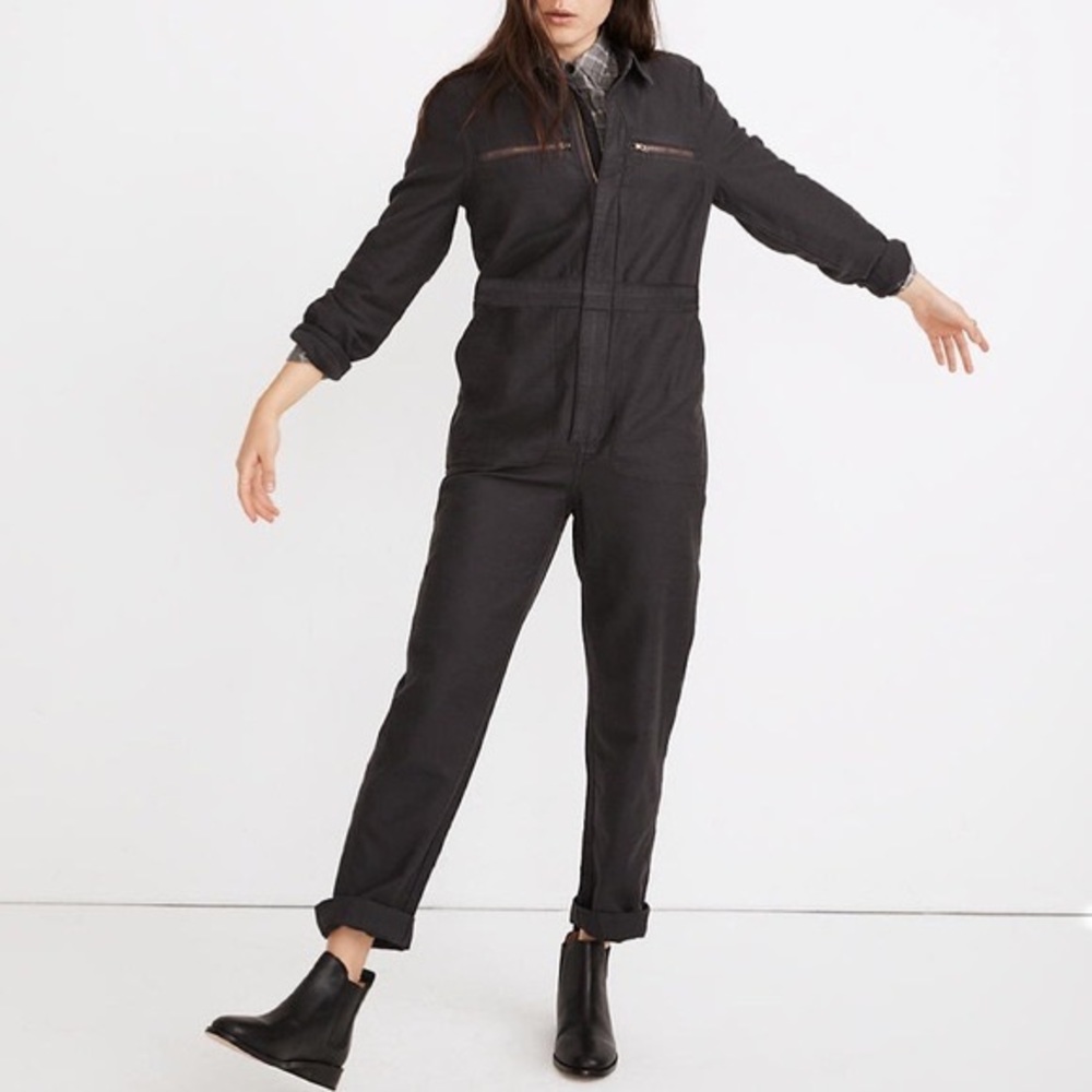 SALE Madewell zip pocket coverall jumpsuit